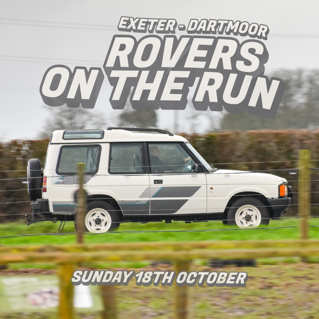 Rovers on the Run | Sunday 18th October | £10 Per Car